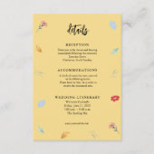 Détails floraux colorés joyeux Cartes de boîtier (Devant)