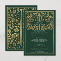 Details groene Royal Medieval Sword Wedding