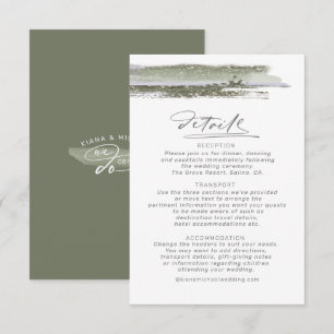 Details ID886 van het abstracte Band van de Verf Informatiekaartje