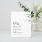 Details-kaart (Staand voorkant)