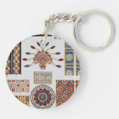 Details Of Decoration Ancient Assyrian Costume  Sleutelhanger (Achterkant)