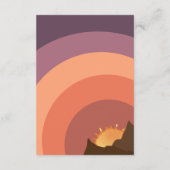 Details over de bruiloft van de bestemming van de informatiekaartje (Achterkant)