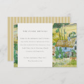 Details over de Rustige Velden Berglandschap Informatiekaartje (Voorkant / Achterkant)