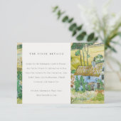 Details over de Rustige Velden Berglandschap Informatiekaartje (Staand voorkant)