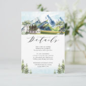 Details over het alpengebergte informatiekaartje (Staand voorkant)