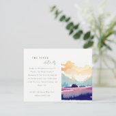 Details over het veldlandschap in het gebergte informatiekaartje (Staand voorkant)