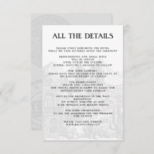 Details paspoort Mexico Informatiekaartje