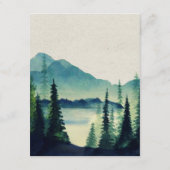 Details Rustic Mountain Wedding Guest Informatiekaartje (Achterkant)