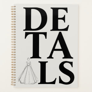 "DÉTAILS" Typographie Mariage Moderne et Confian