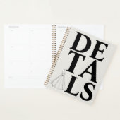 "DETAILS" Typography | Modern & Confident Wedding (Devant avec enveloppe)