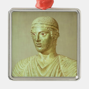 Details van de Delphi Charioter, c.470 BC Metalen Ornament