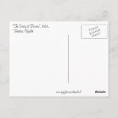 Details van de Studie der Bloemen Briefkaart (Achterkant)