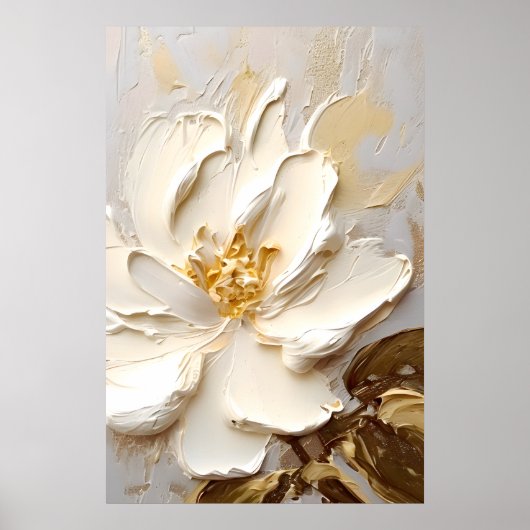 Details van Delicate Gold Poster (Voorkant)