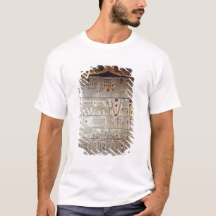Details van het Boek der Aarde T-shirt