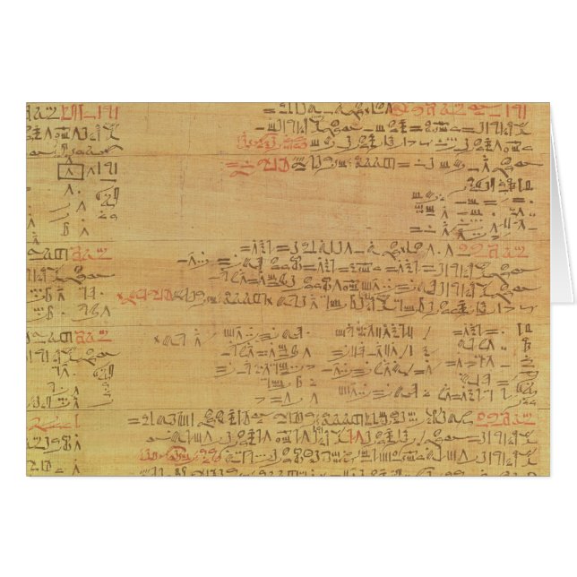 Details van het Rijnmathematisch papyrus (Voorkant Horizontaal)