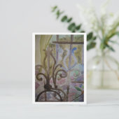 Details van het venster Queens Briefkaart (Staand voorkant)