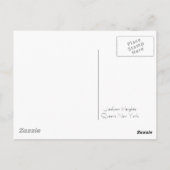 Details van het venster Queens Briefkaart (Achterkant)