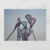 Details van Lacrosse game Briefkaart (Voorkant)