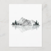 Details van Lakeside Wedding Crest Guest Informatiekaartje (Achterkant)