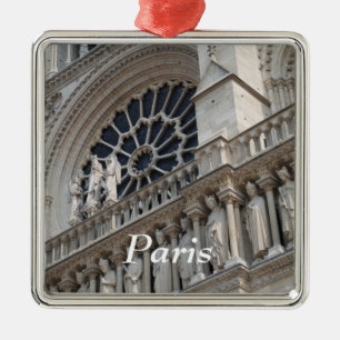 Details van Notre Dame Metalen Ornament