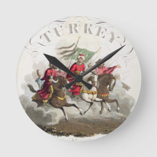 Details van titelpagina, van 'Costumes of the Vari Ronde Klok