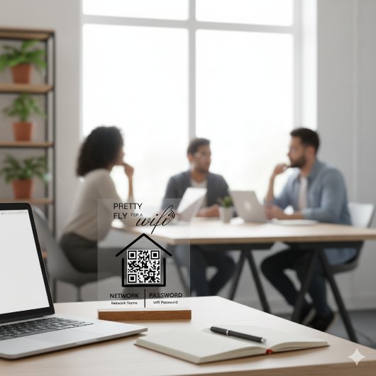 Détails WiFi Joli vol pour un code QR wifi