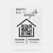 Détails WiFi Joli vol pour un code QR wifi (Recto)