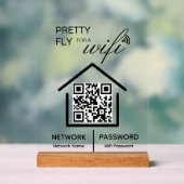 Détails WiFi Joli vol pour un code QR wifi (Neutre)