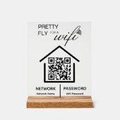 Détails WiFi Joli vol pour un code QR wifi (Recto)