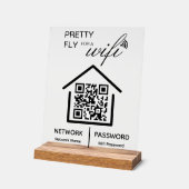 Détails WiFi Joli vol pour un code QR wifi (Angle)