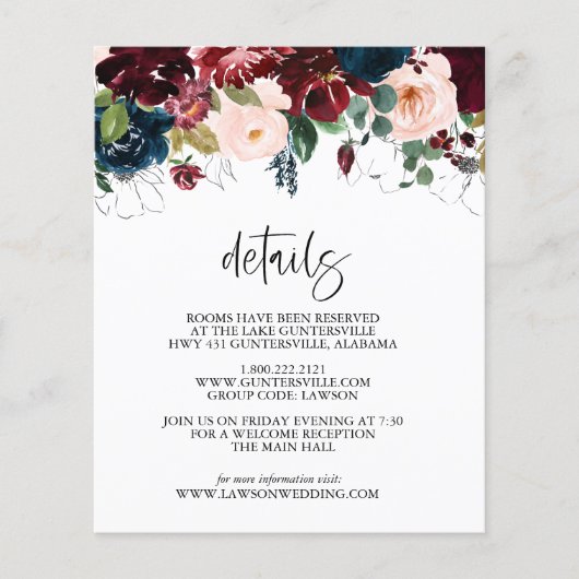 Details WinterFloral | Begroting Flyer (Voorkant)