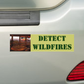 DETECT WILDFIES BUMPERSTICKER (Op auto)