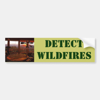 DETECT WILDFIES BUMPERSTICKER