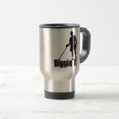 détecteur de métaux, prospecteur, tasse de (Devant droit)