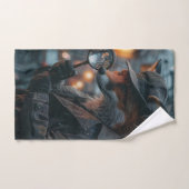 Détecteur de renard simple dans un cadre plus noir (Serviette à main)