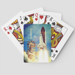 Detectie van Space Shuttle Start Pokerkaarten