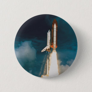 Detectiebast bij Space Shuttle uitgeschakeld Ronde Button 5,7 Cm