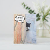 DETECTIEVE KAT ACHTER DE STEENWAL/Vaderdag Briefkaart (Staand voorkant)