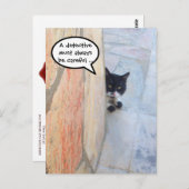 DETECTIEVE KAT ACHTER DE STEENWAL/Vaderdag Briefkaart (Voorkant / Achterkant)