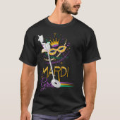 Détection de métal, T-shirt mardi Gras (Devant)