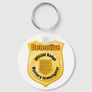 Detective Badge Sleutelhanger