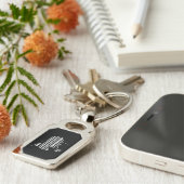 DETECTIVE BAR CODE Pijp Roken Barcode Patroon Sleutelhanger (Zijkant)