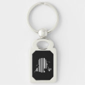 DETECTIVE BAR CODE Pijp Roken Barcode Patroon Sleutelhanger (Voorkant)