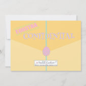 Detective Bunny Easter Egg Hunt Uitnodiging (Achterkant)