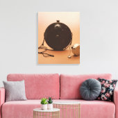 Detective camera's canvas afdruk (Insitu (Woonkamer))