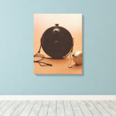 Detective camera's canvas afdruk (Insitu (Houten vloer))