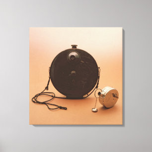 Detective camera's canvas afdruk