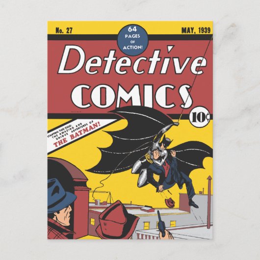 Detective Comics #27 Briefkaart (Voorkant)