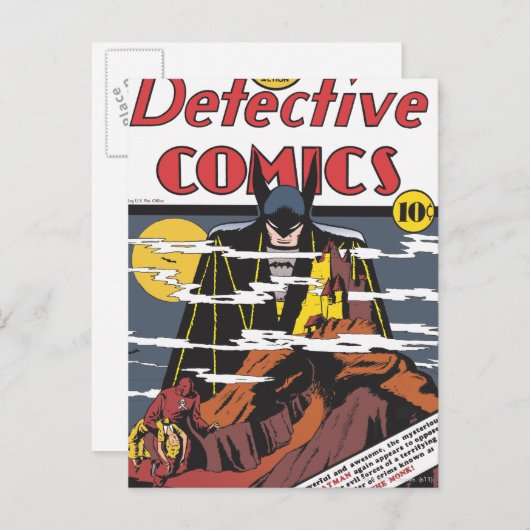 Detective Comics #31 Briefkaart (Voorkant / Achterkant)