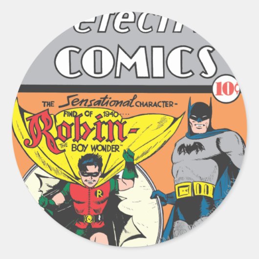 Detective Comics #38 Ronde Sticker (Voorkant)